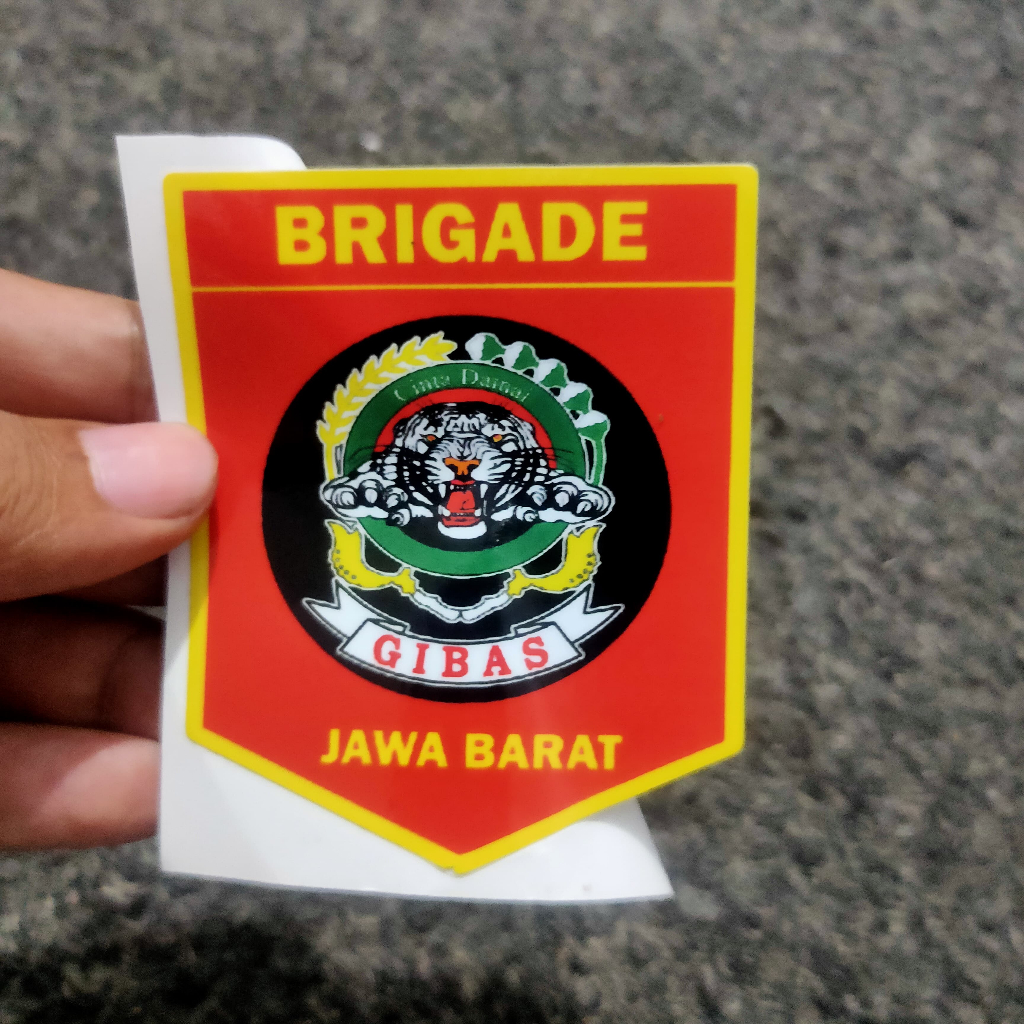

STIKER GIBAS BRIGADE JAWA BARAT / STIKER ORMAS