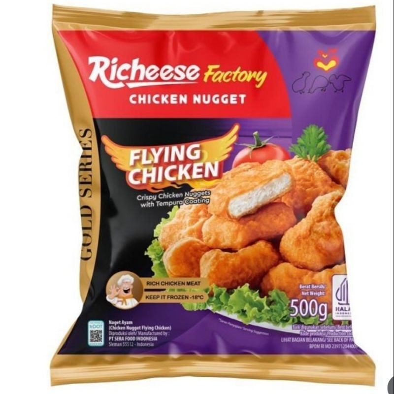 

Chicken Nugget Recheese Factory 500 gr