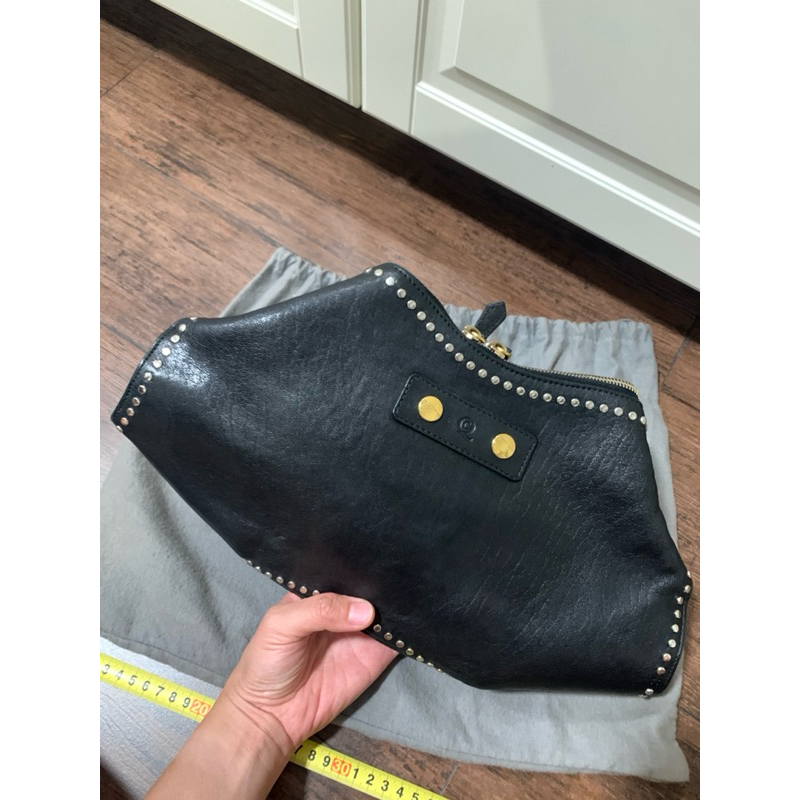 Preloved Alexander McQueen Demanta Clutch Fold over Zipper