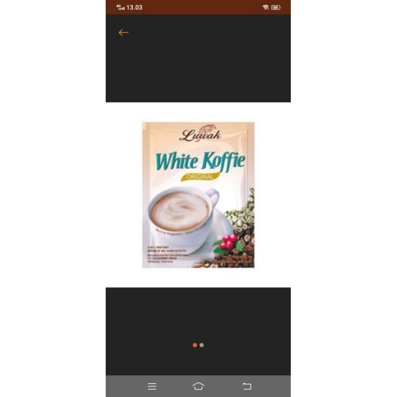 

luwak white koffie