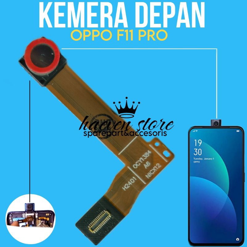 Kamera depan Oppo F11 pro small ori