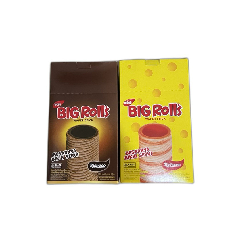 

NABATI BIG ROLLS WAFER STICK BOX - NETTO 20 BGKS x 14 GR