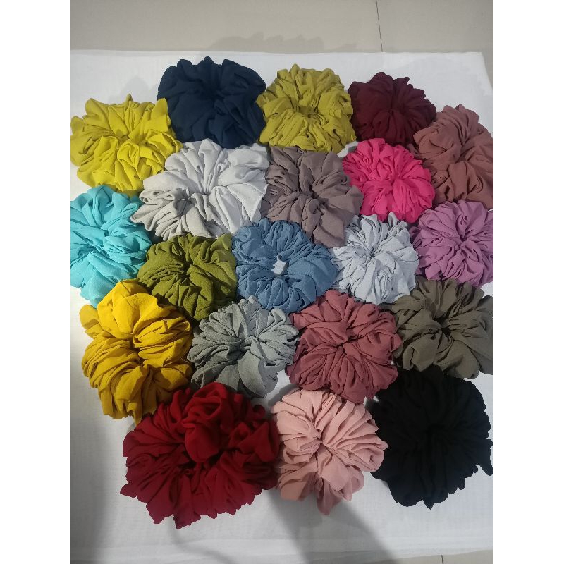 IKAT RAMBUT SCHRUNCIE JUMBO/CEPOL RAMBUT HIJAB by Mesya kerudung