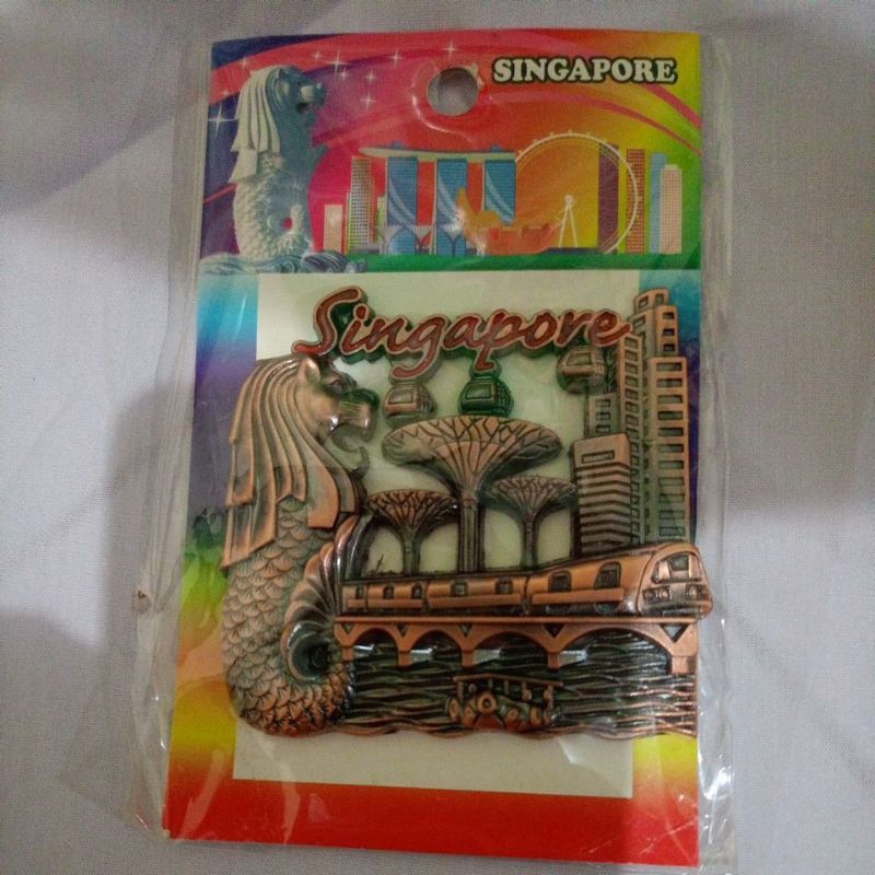 Magnet oleh-oleh Singapura