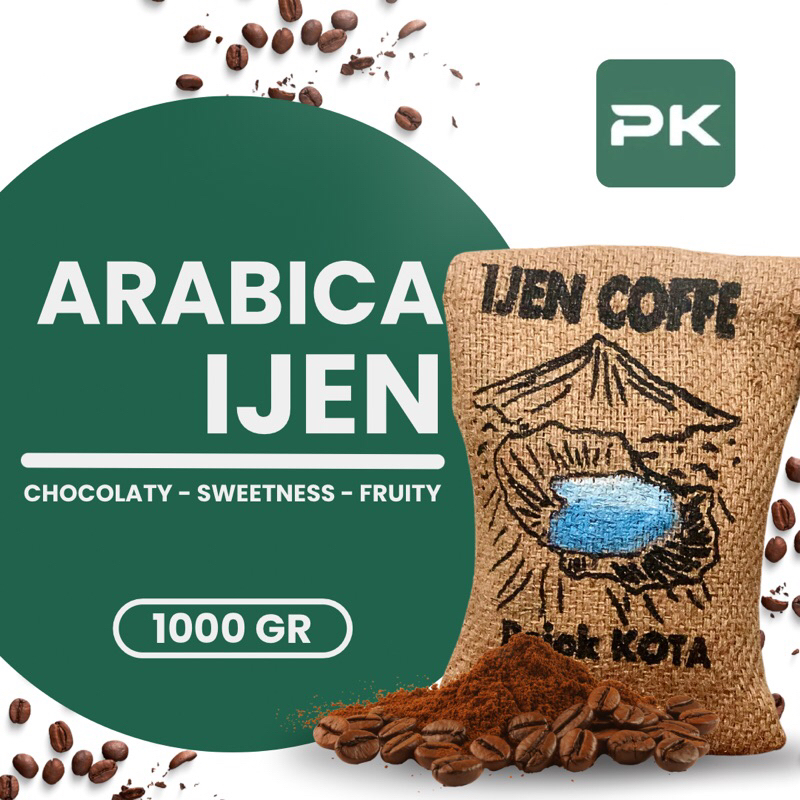 

Kopi Bubuk Arabica Ijen 1000gr / Bubuk Kopi Arabica Java Ijen / Arabica Ijen / Kopi Ijen / Kopi Arabica / Bubuk kopi.
