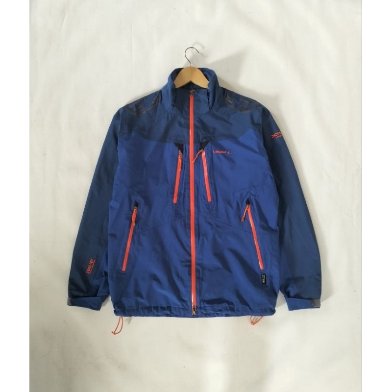 jaket outdoor lecaf biru original second