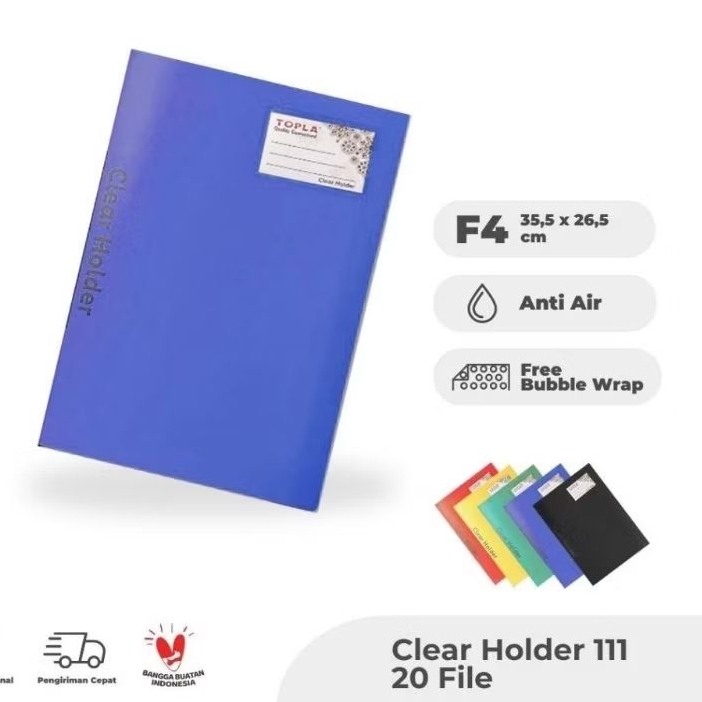 

clear holder 111 -display book 20/40/60 file -penyimpanan kertas dan berkas