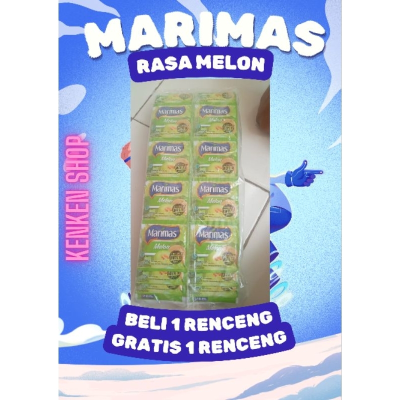 

marimas sachet rasa melon 6 renceng + bonus 6renceng