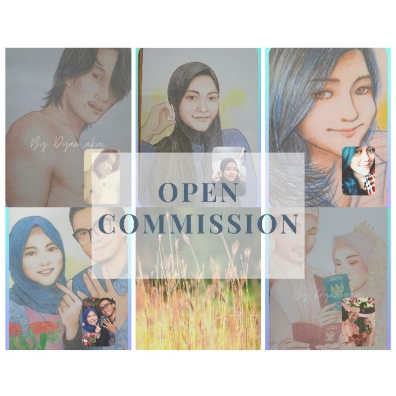 [OPEN COMMISSION] JASA GAMBAR PORTAIT SEMI REALIS
