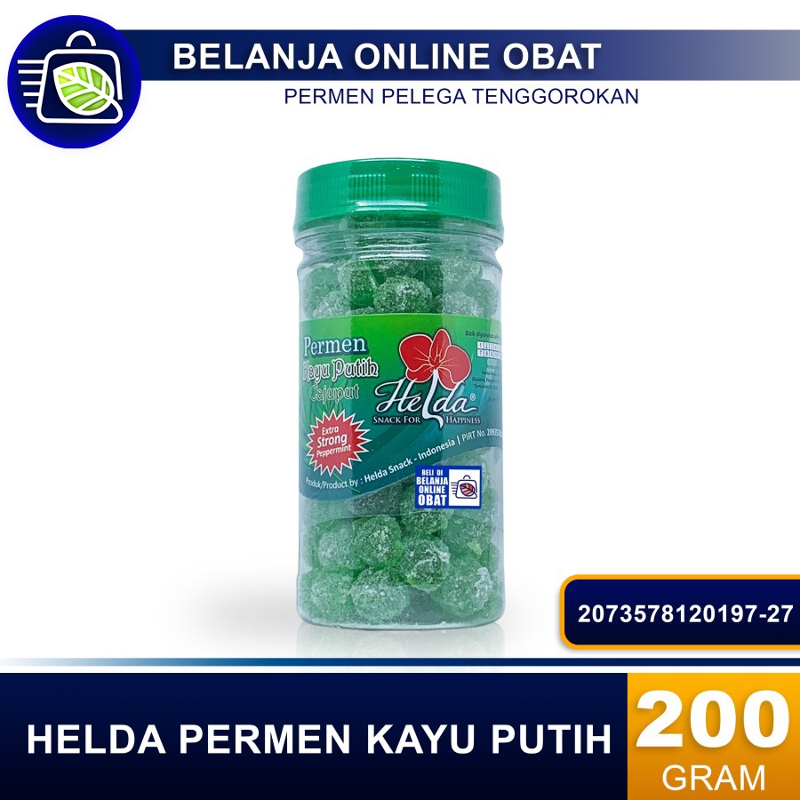 

PERMEN KAYU PUTIH HELDA 200 Gram