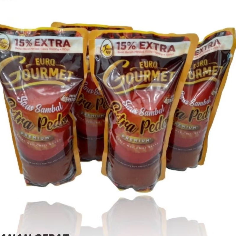 

Euro Gourmet Premium Saus Sambal Extra Hot 1 Kg