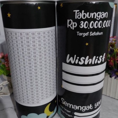 Sale Celengan Target satu tahun jumbo xxl permanen 1 juta 5 juta 3jt celengan target setahun tabunga