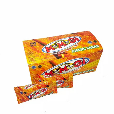 

KS - 1 Pack Momogi ( Coklat/ Jagung Bakar / Keju ) Isi 20 Pcs / Chiki Momogi /Ciki Momogi