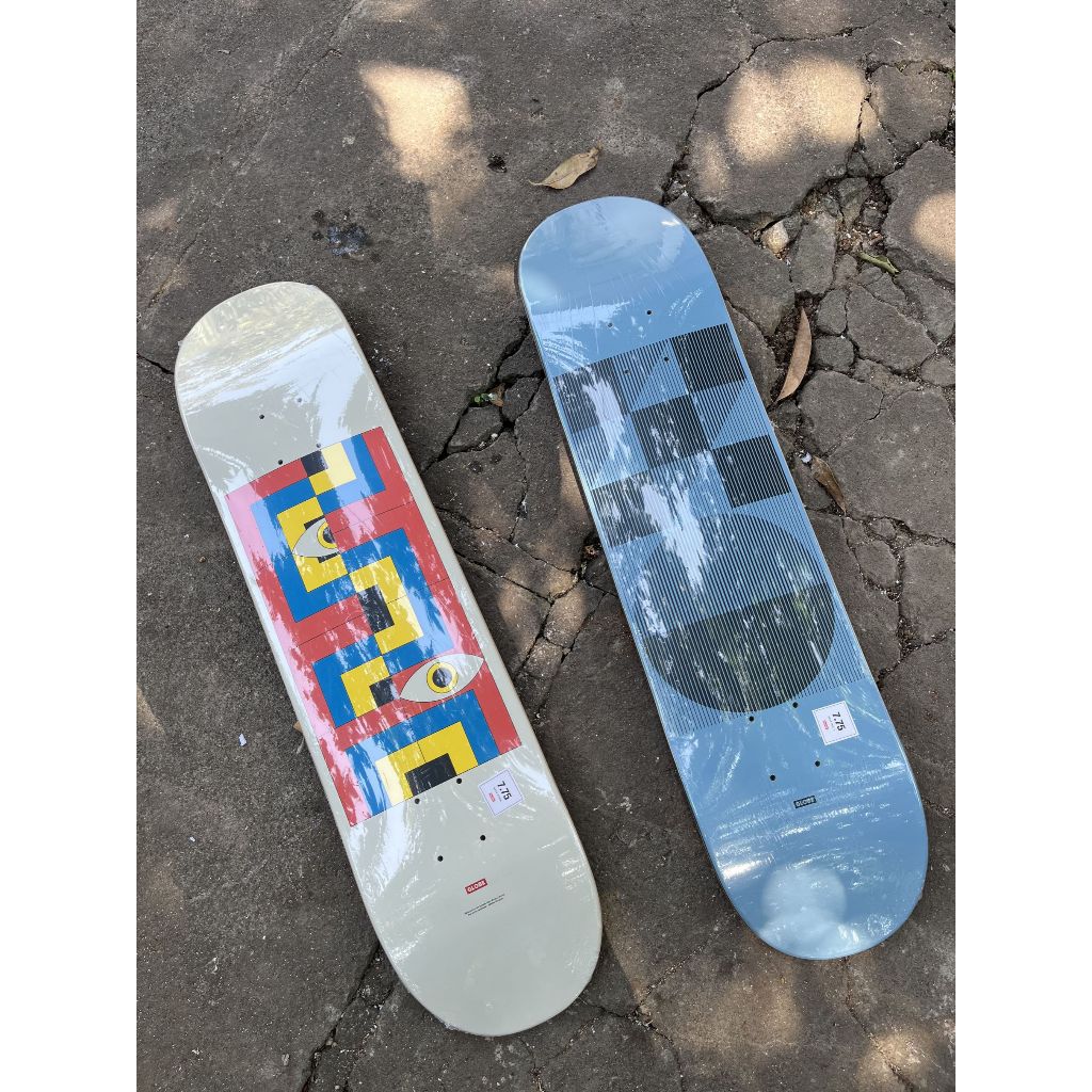 Globe Skateboard Deck ukuran 7.75". Deck Skateboard. Deck Skateboard Impor. Papan Skateboard. Asli d