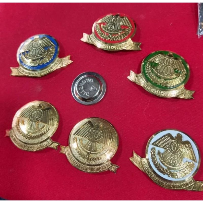 pin perhubungan pin kemenhub/dishub magnet/peniti