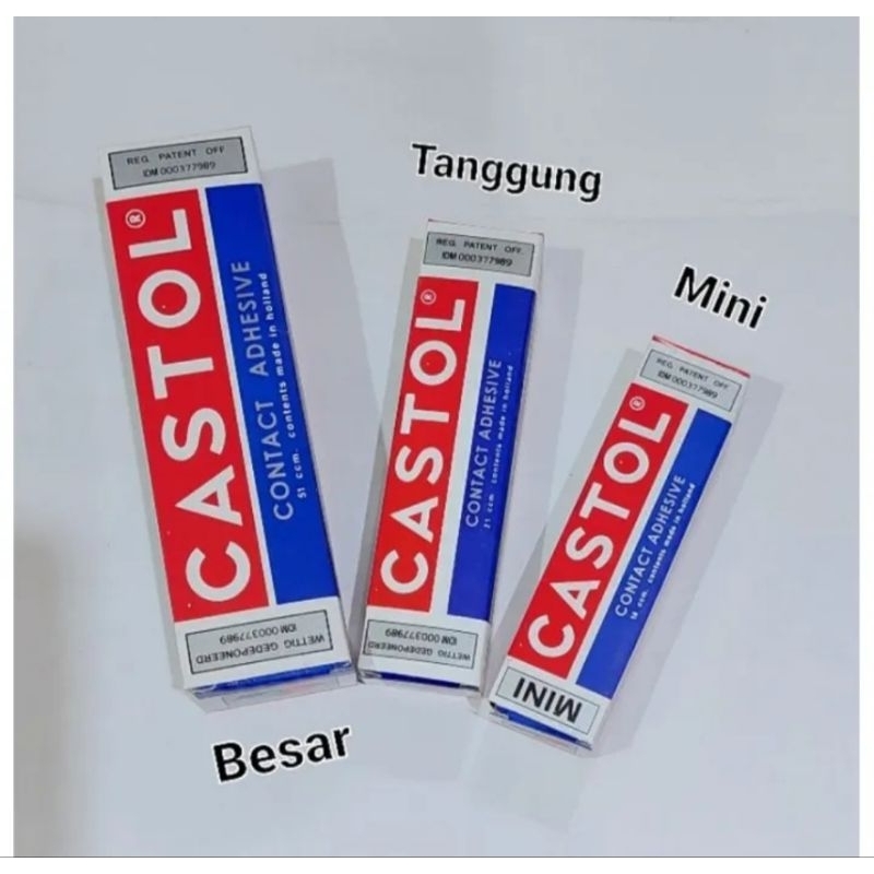 

Lem Castol Besar 51cc/kecil/ 21cc/ mini14cc