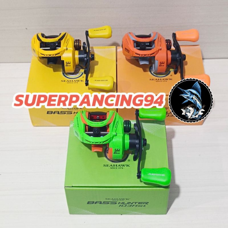 Reel BC Seahawk Bass Hunter (Handle Kiri)