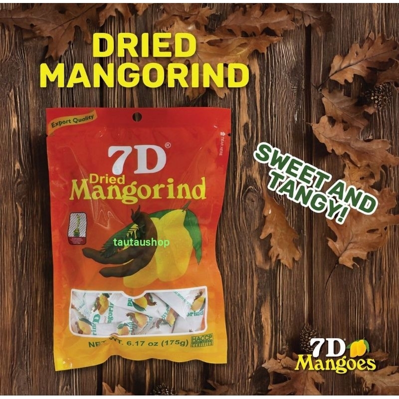

7D Dried Mangorind 175Gr permen mangga tamarin - Cebu Philippines