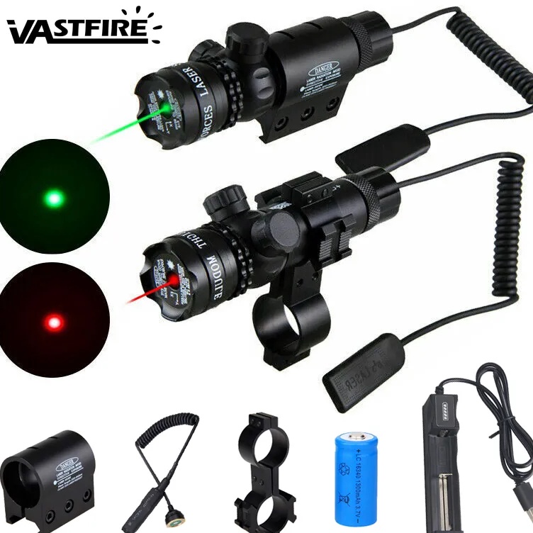Hot Brand  CODLaser Senapan Nyala Hijau dan Merah Scope Siang Malam Fullset Laser Scope Pointer Berb