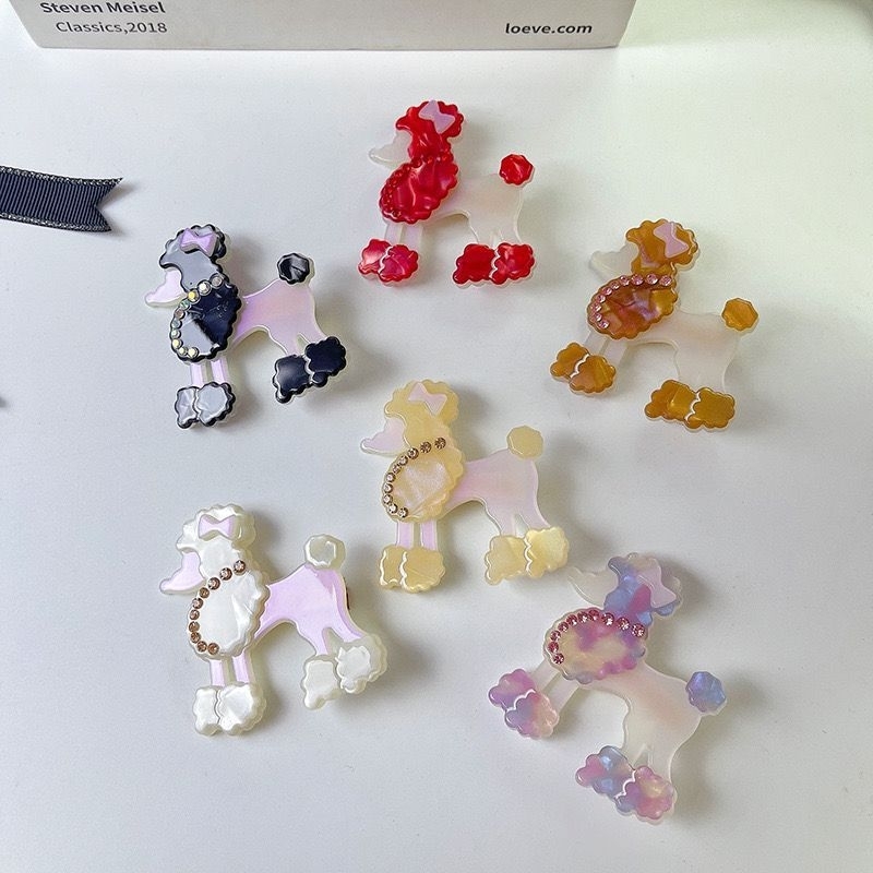 Poodle hair clip / Hair clip / Hair clip poodle