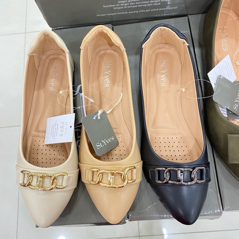 st.yves sepatu flat shoes wanita produk matahari
