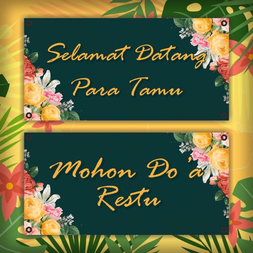 CETAK BANNER SELAMAT DATANG PARA TAMU