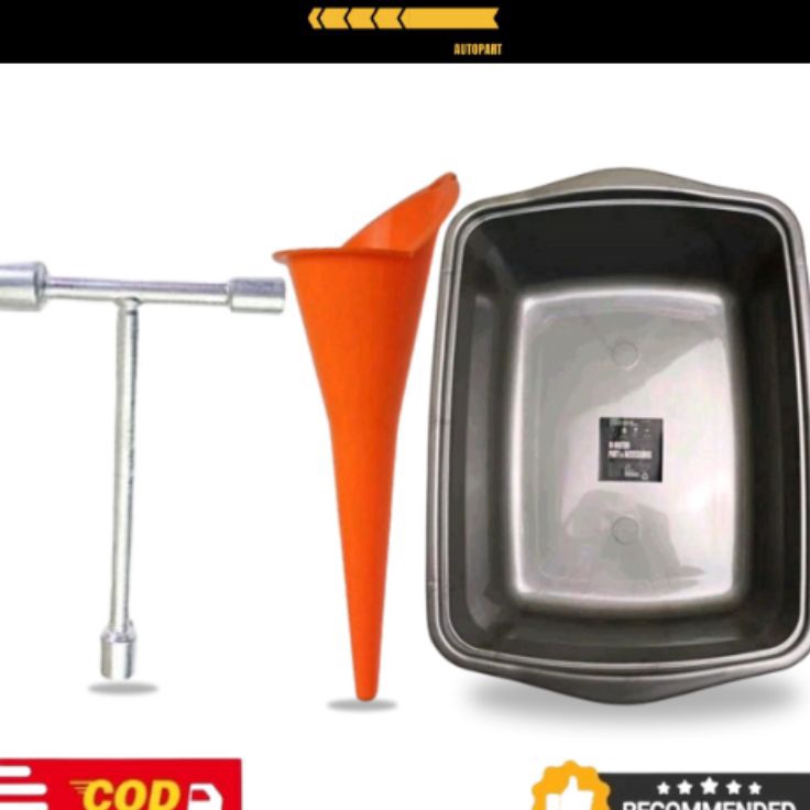 Murah Puas  CORONG  WADAH OLI  KUNCI T 8 1 12 PAKET KOMPLIT PRAKTIS GANTI OLI MESIN MOTOR MOBIL alat