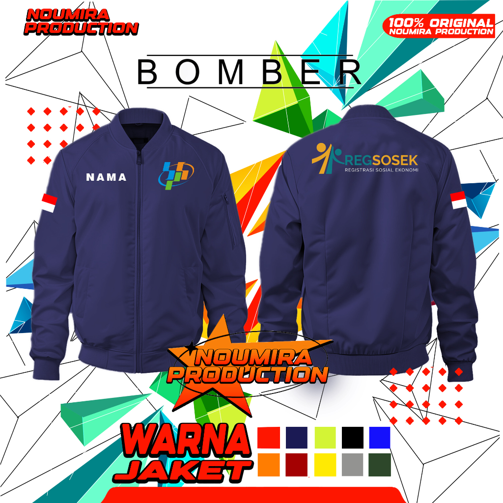 JAKET BPS - JAKET BOMBER BPS - JAKET ANTI AIR - JAKET REGSOSEK