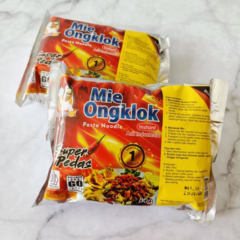 

MIE ONGKLOK INSTAN MAS DESTA SUPER PEDAS MIE ONGKLOK WONOSOBO