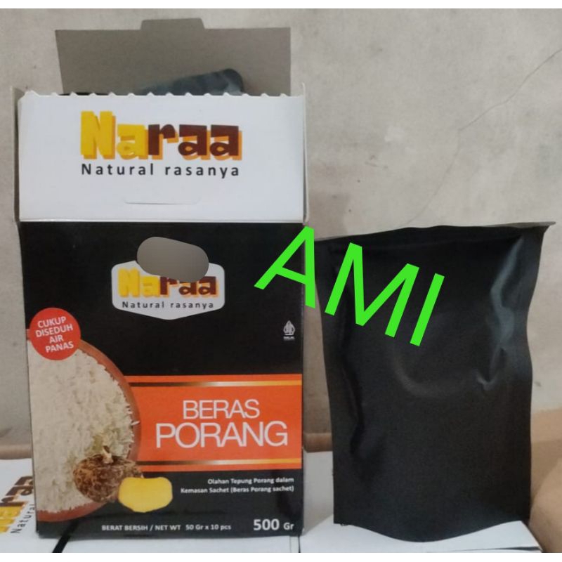 

Beras Porang CONJAc YAM Berijin Resmi Rendah Kalori Makanan Diet Diabetes Beras Sehat Beras Instan NARAA 100 gr