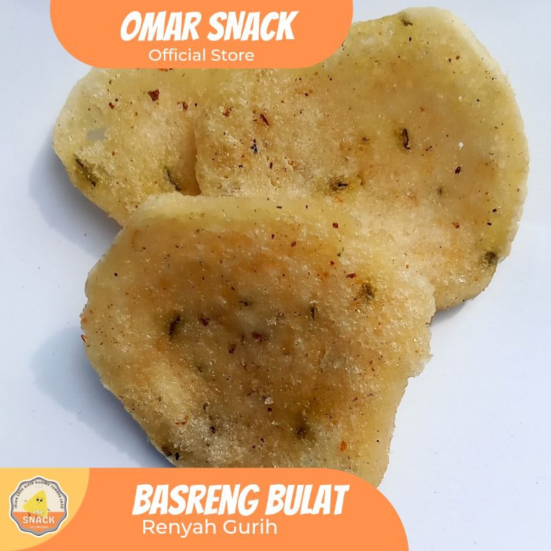 

Basreng Bulat Original 1kg Daun Jeruk Tipis kecil Pipih Cemilan Ringan Snack Kiloan JOGJA