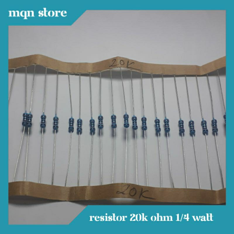 Resistor 20k ohm 1/4 Watt