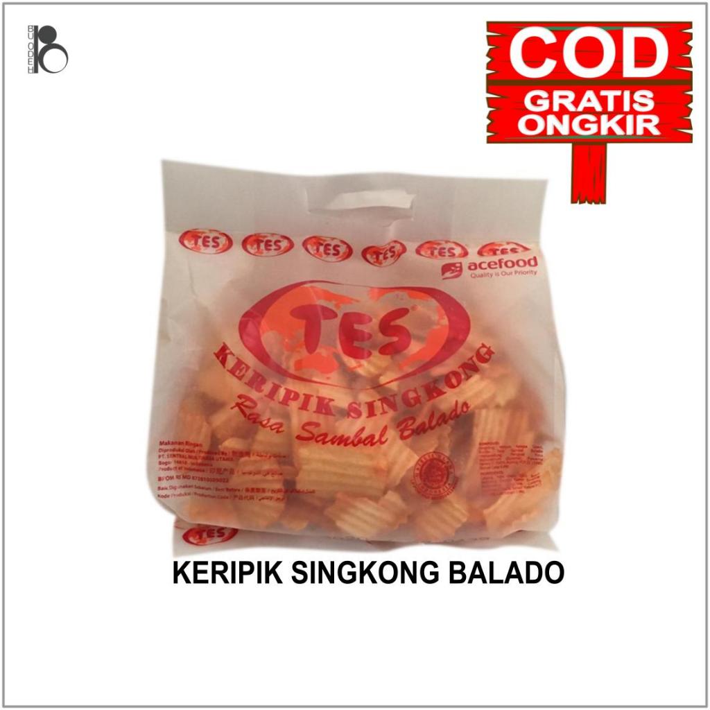 

Keripik Singkong Tes Sambal Balado 500g Chuba / Kripik Sambel Bakar Balado 500 Gr