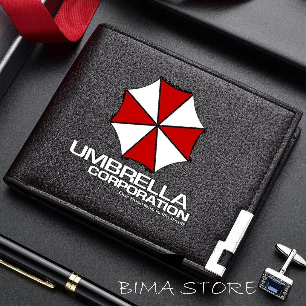 Dompet lipat kulit UMBRELLA CORPORATION Dompet man fashion letter wallet UMBRELLA CORPORATION