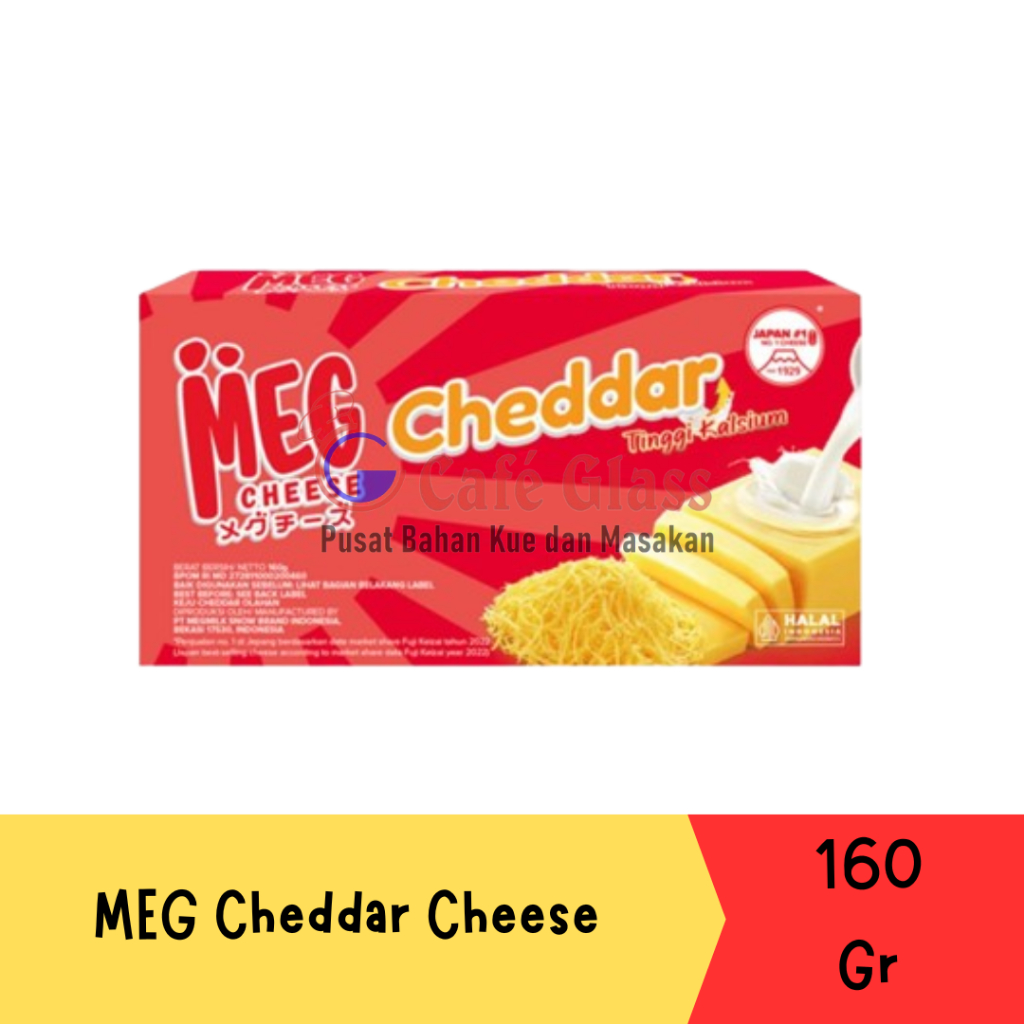 

MEG Cheddar Cheese / Keju Cheddar 160Gr