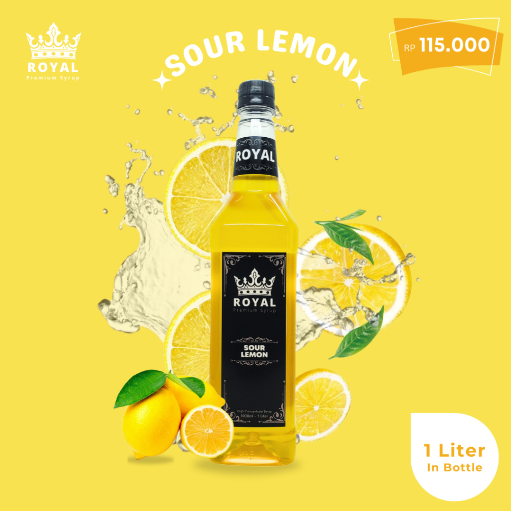 

Royal Sour Lemon Syrup - Sirup Lemon Asam (Premium Quality)