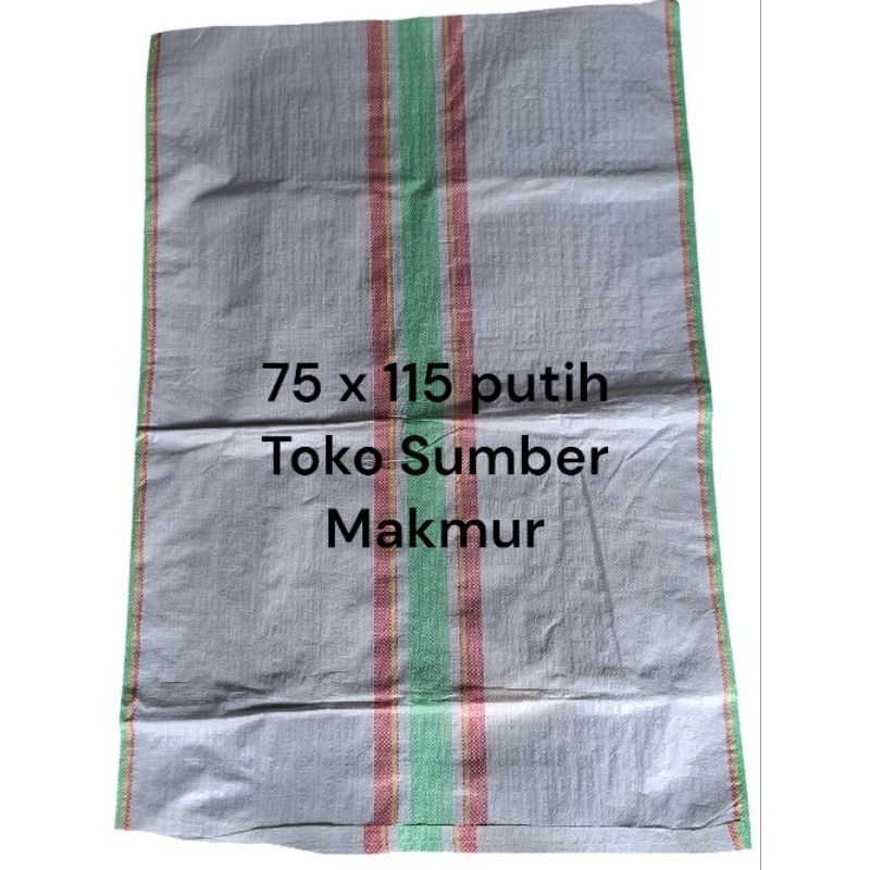 Karung Plastik 10 pcs Ukuran 75 x 115 Putih