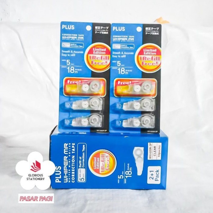 

Refill correction tape / refill type x kertas merk Plus