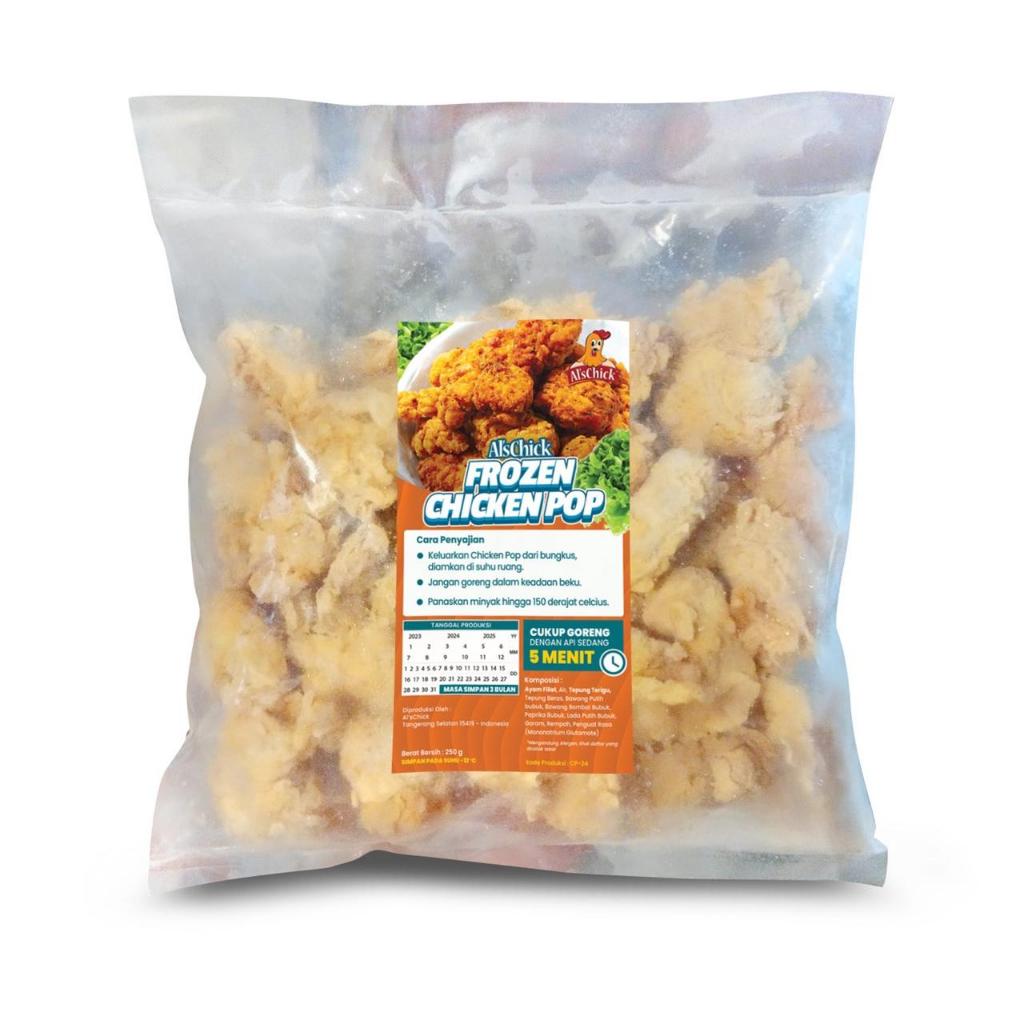 

Frozen chicken pop