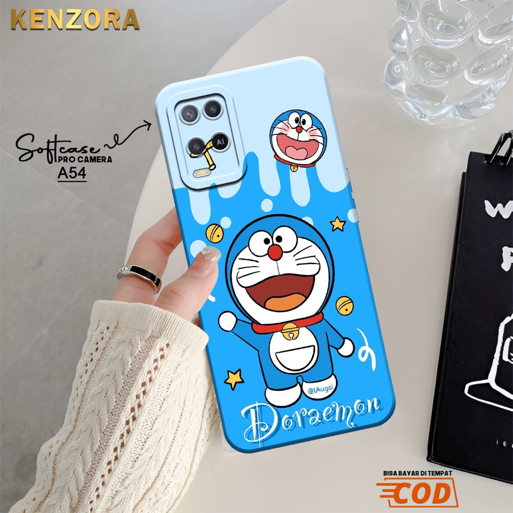Kenzora Case OPPO A54 Fashion Case Doraemon Cute Series Hardcase Softcase Kesing Hp Premium Case Cov