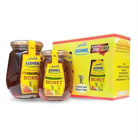 

Kashmir Natural Honey - Madu Combo Pack 500gr free 250gr