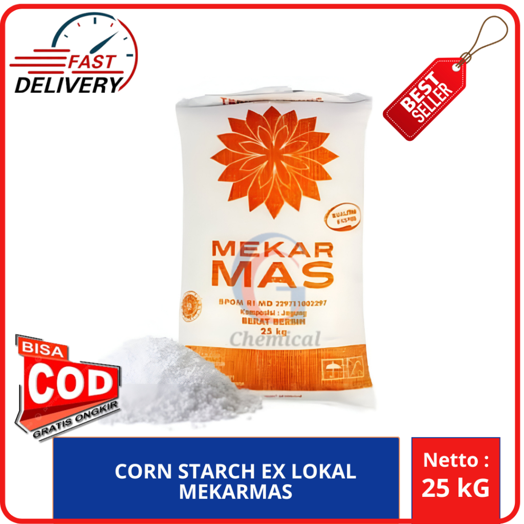 

Corn Starch/ Tepung Maizena/ Tepung Jagung 25 KG