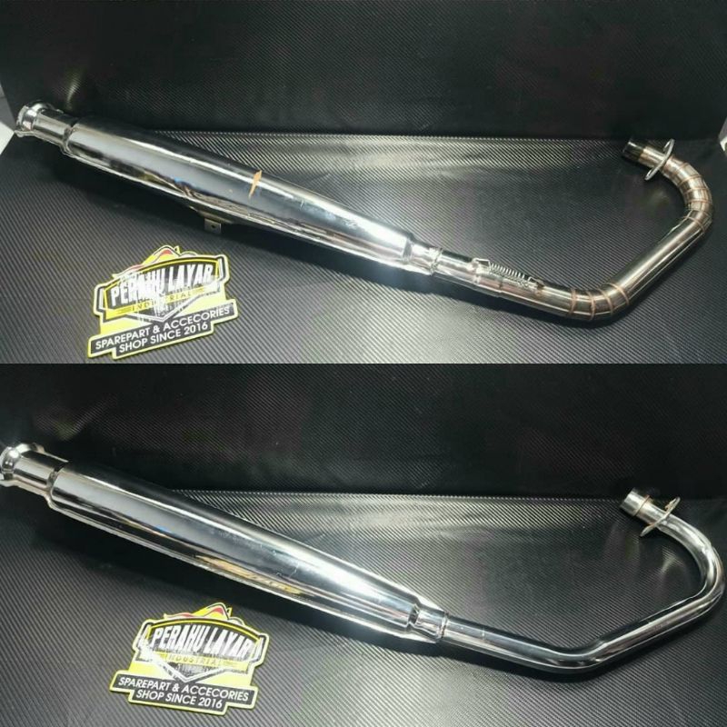 knalpot cobi/corbi bedel plorrrr, knalpot CB 125 bedel plorrrr /KNALPOT CORBI PLOR LEHER CACING STAI