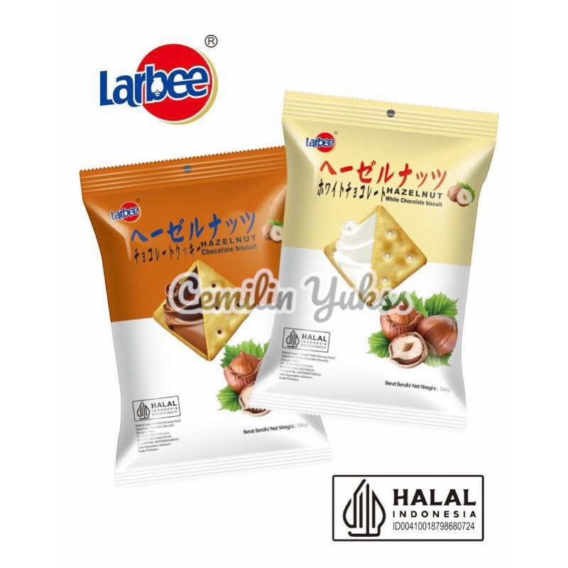

Larbee Hazelnut Chocolate Biscuit Larbee Hazelnut White Chocolate Biscuit Biskuit Lapis Kacang Hazel Sandwich Crackers
