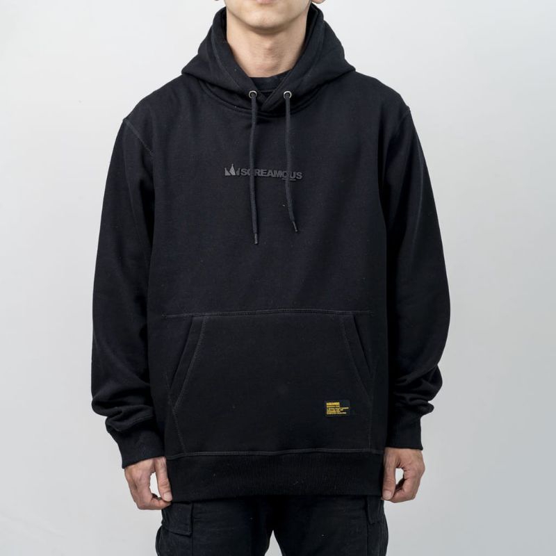 Screamous Sweater Hoodie Black Premium Original Best Seller Pria Wanita Bisa Couple