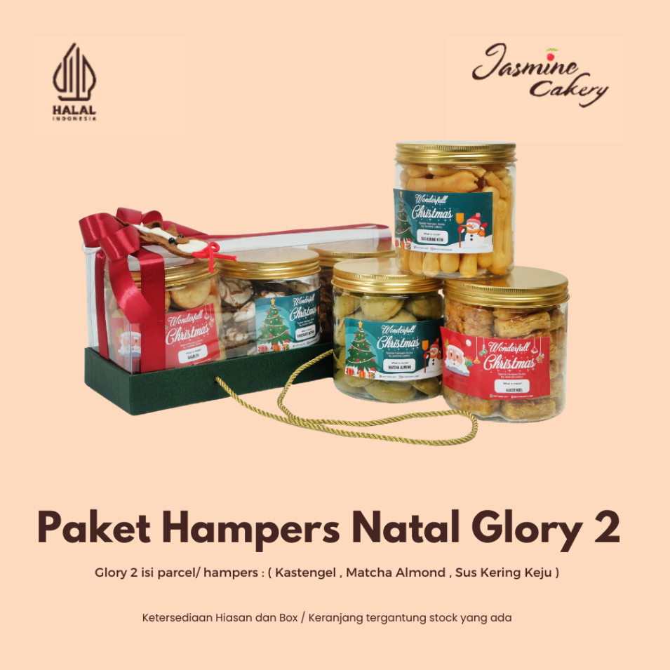 

Jasmine Cakery Christmas Hampers Glory 2 / Parcel Natal dan Tahun Baru