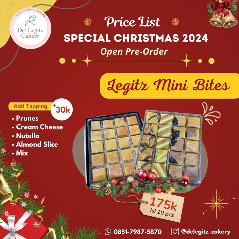 

Hampers Christmas Legitz Mini Bites