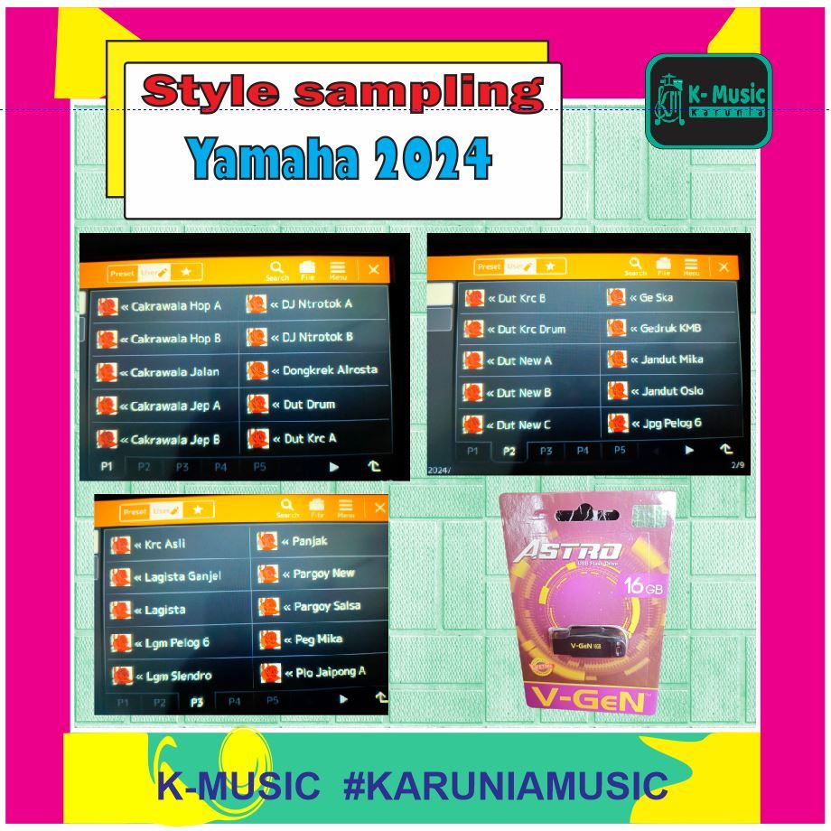 lengkap sampling keyboard yamaha seri S & SX versi dangdut jawatimuran band