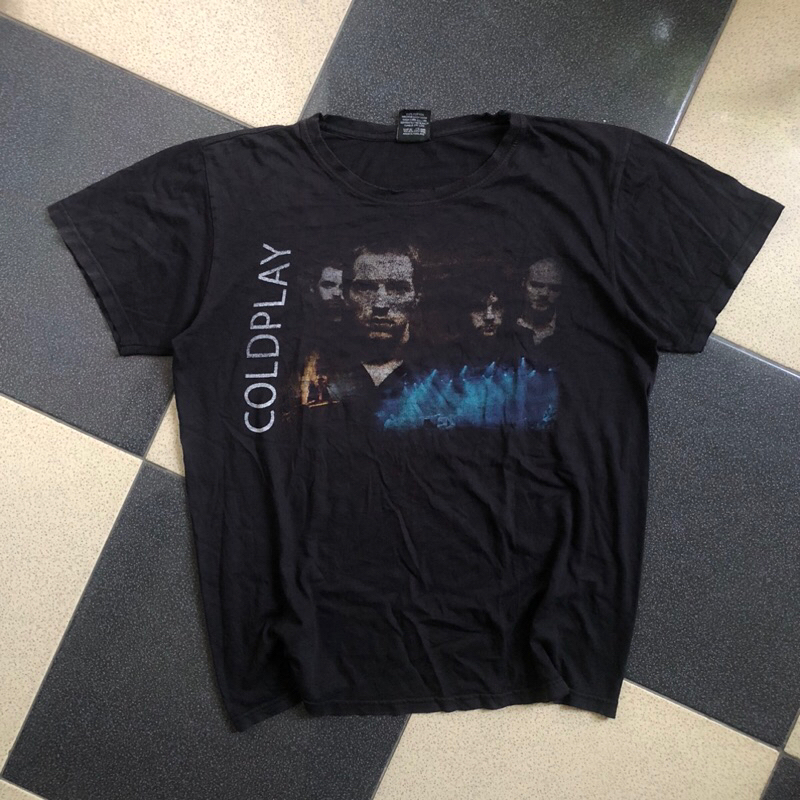 Vintage Bootleg Kaos Band Coldplay second