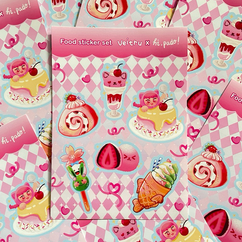 

Food Sticker Set by Veitru x Hi,Pado!